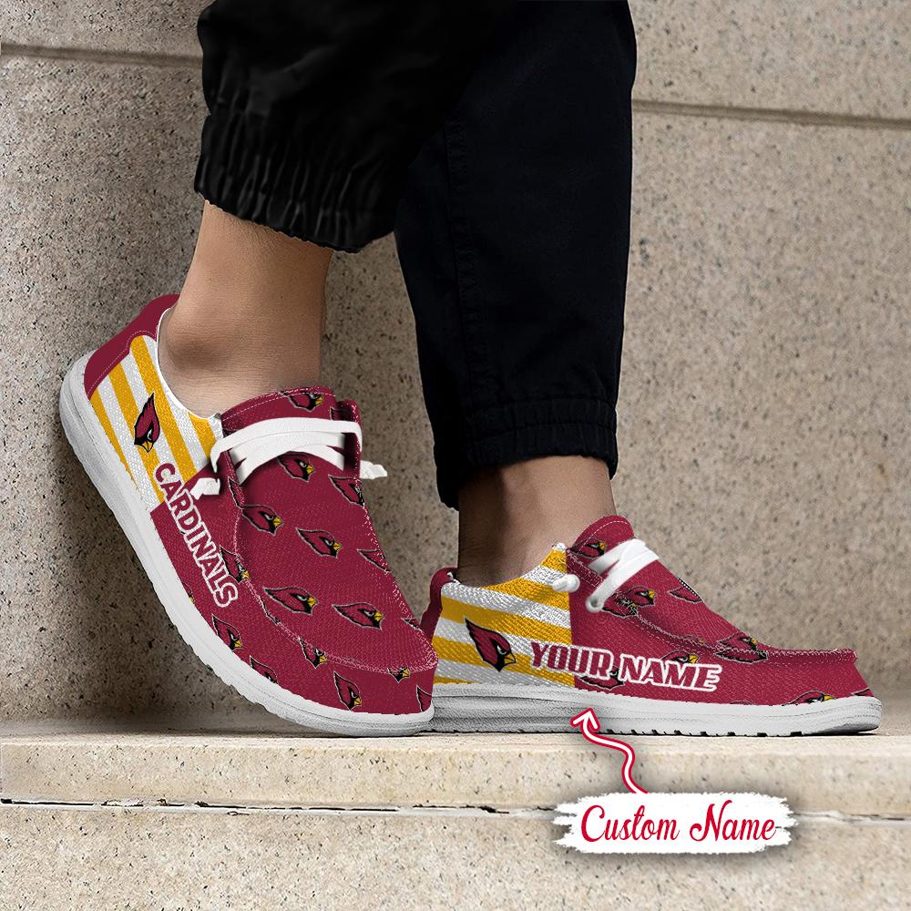 Healalio Arizona Cardinals Lace Up Loafers 2026