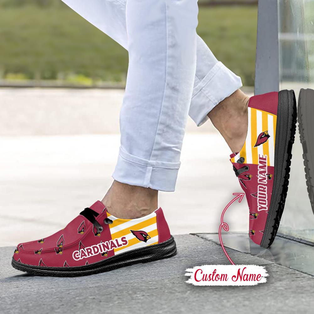 Healalio Arizona Cardinals Lace Up Loafers 2026