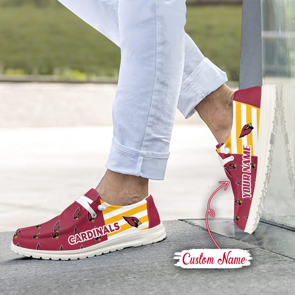 Healalio Arizona Cardinals Lace Up Loafers 2026