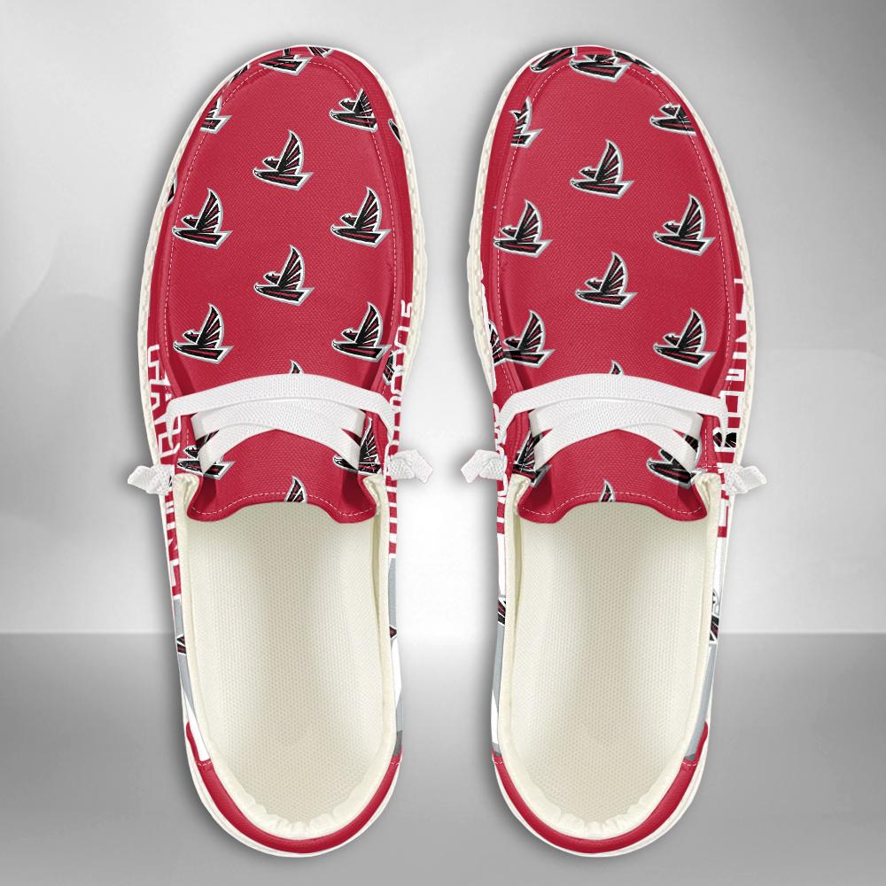 Healalio Atlanta Falcons Lace Up Loafers 2026