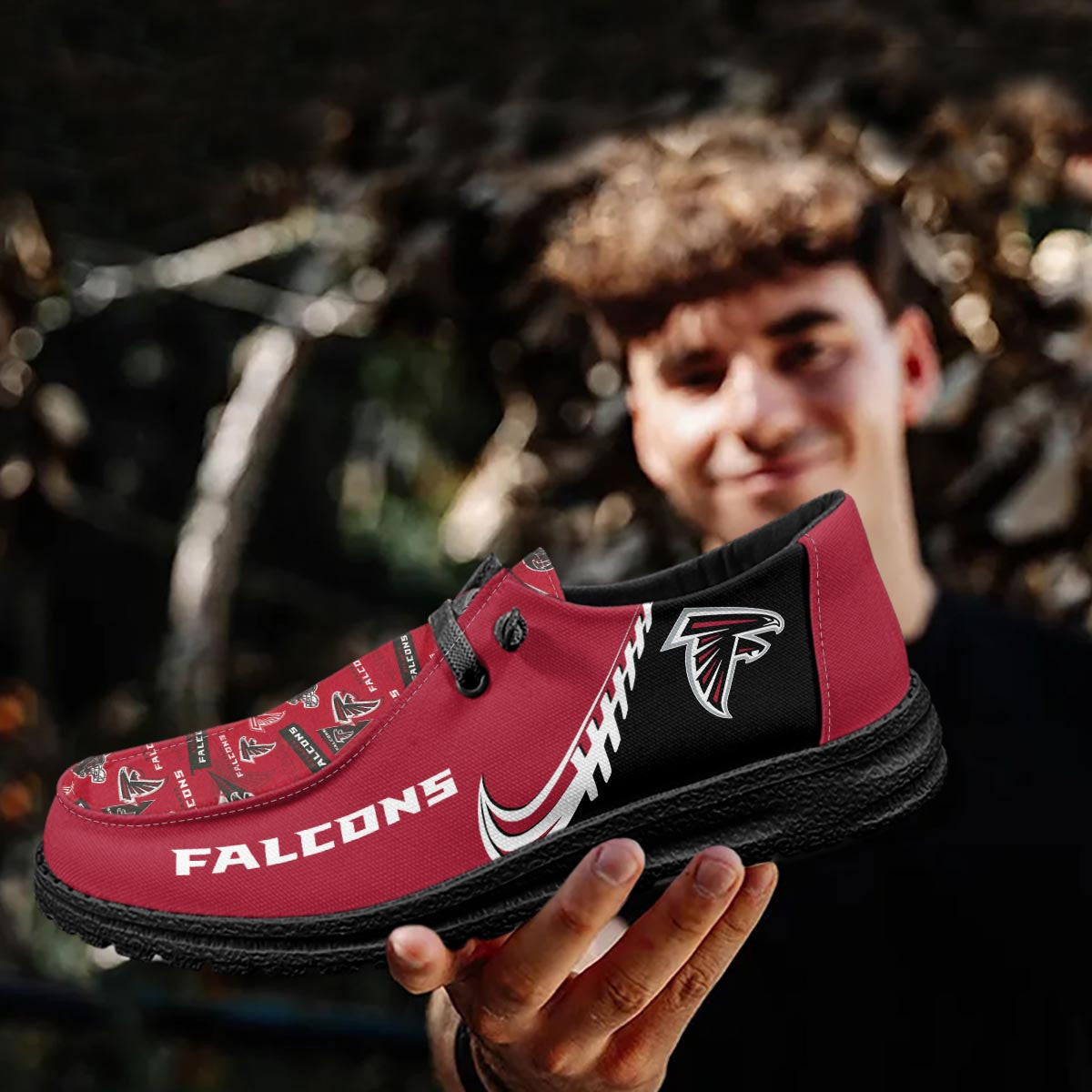 Healalio Arizona Cardinals Lace Up Loafers 2026