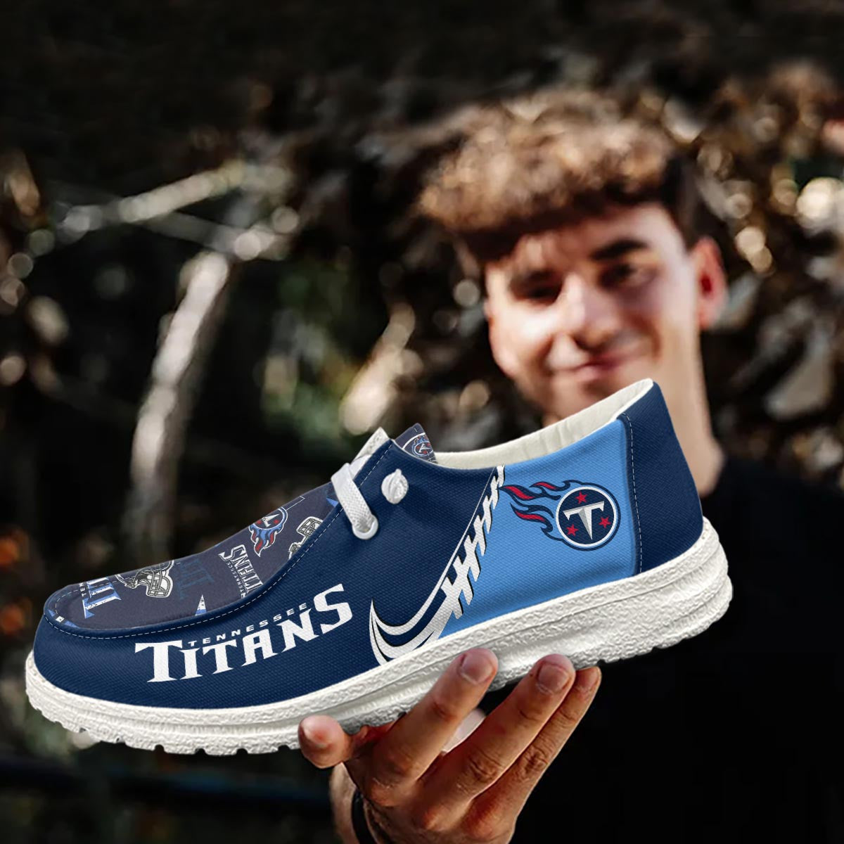 Healalio Tennessee Titans Lace Up Loafers 2026