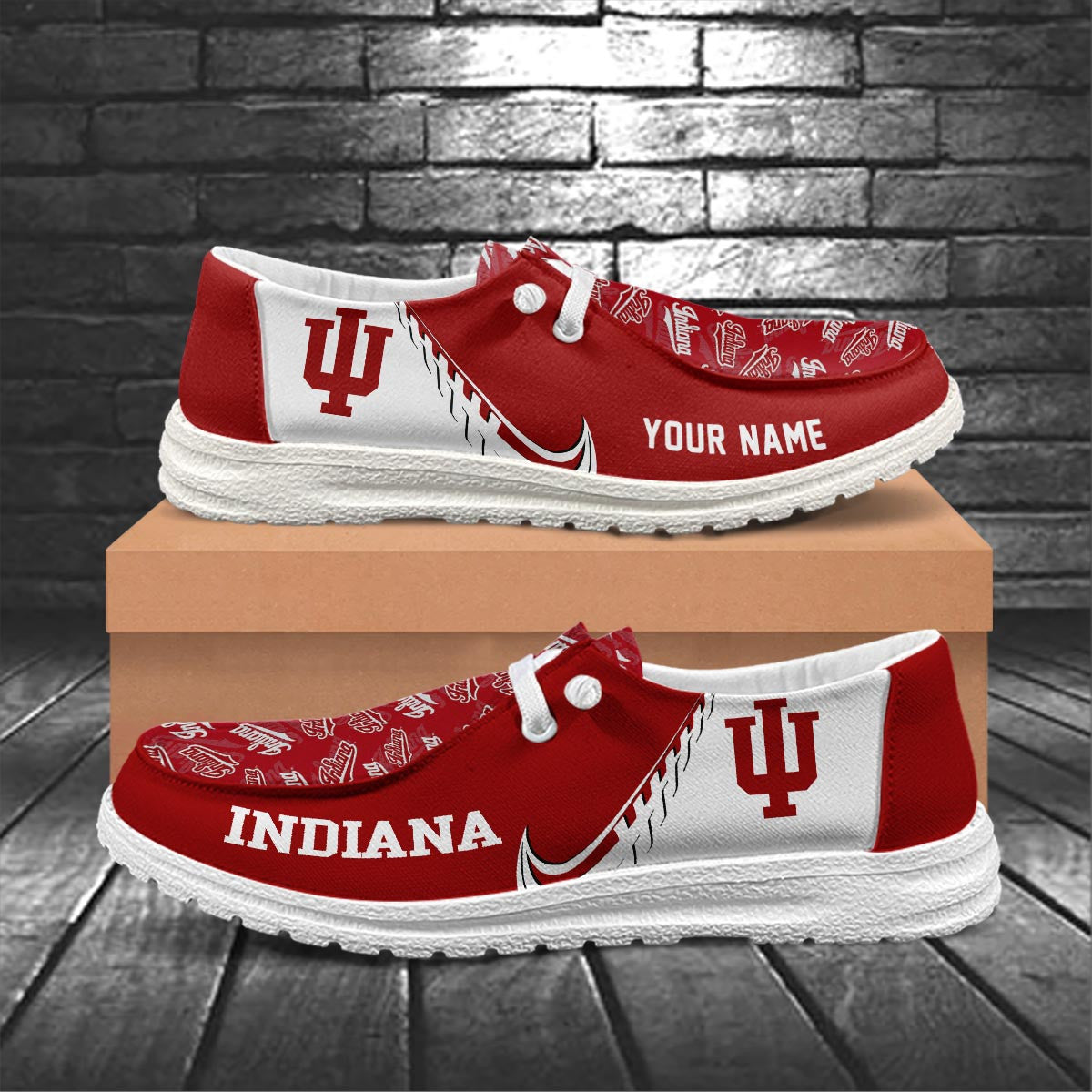 Indiana Hoosiers Lace Up Loafers 2026