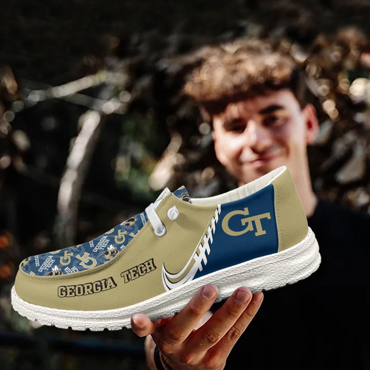 Georgia Tech Yellow Jackets Lace Up Loafers 2026