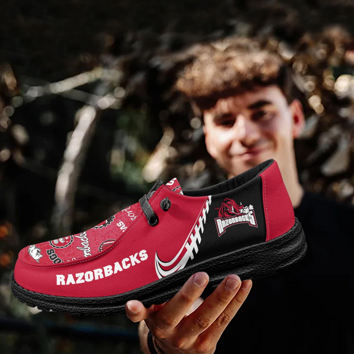 Arkansas Razorbacks Lace Up Loafers 2026