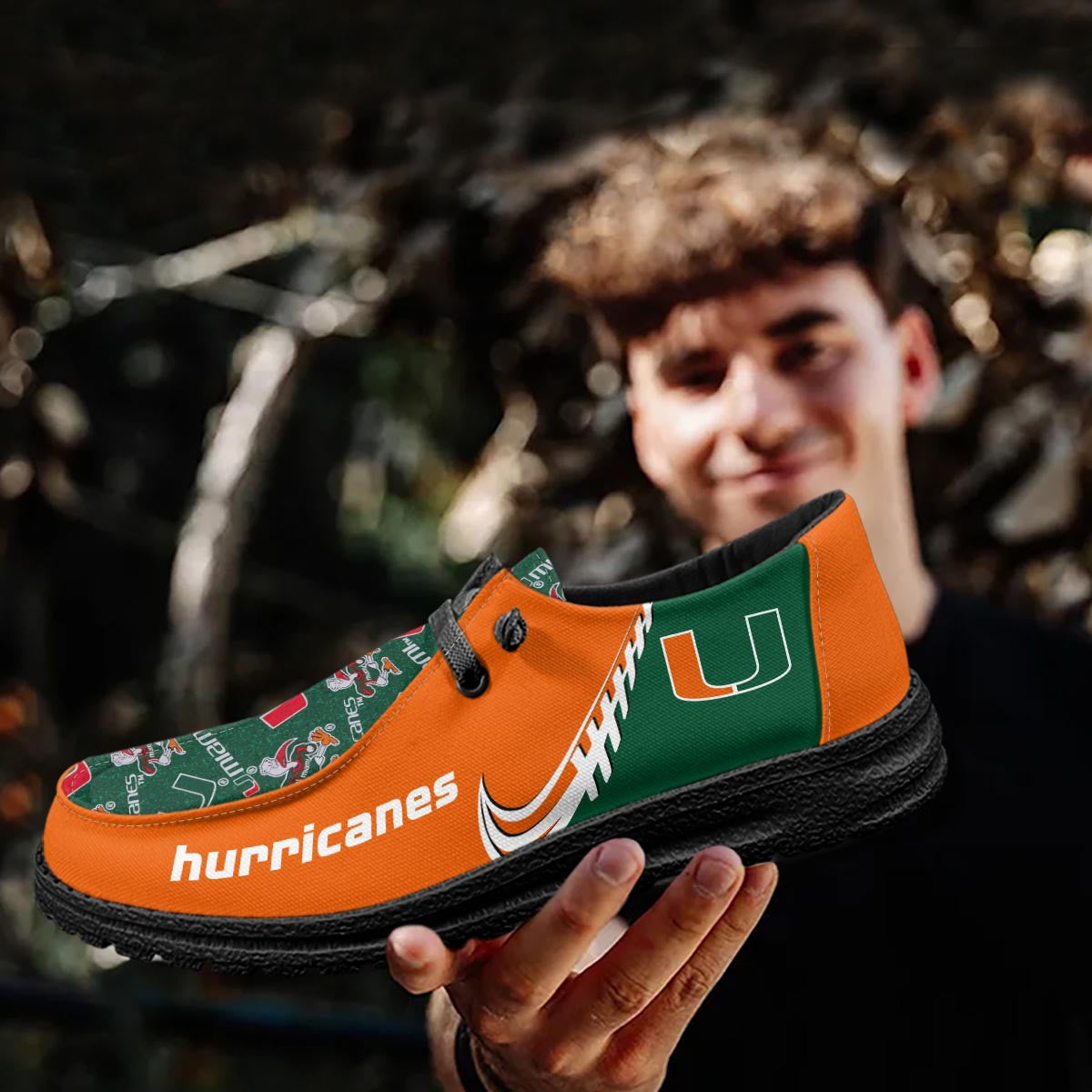 Miami Hurricanes Lace Up Loafers 2026