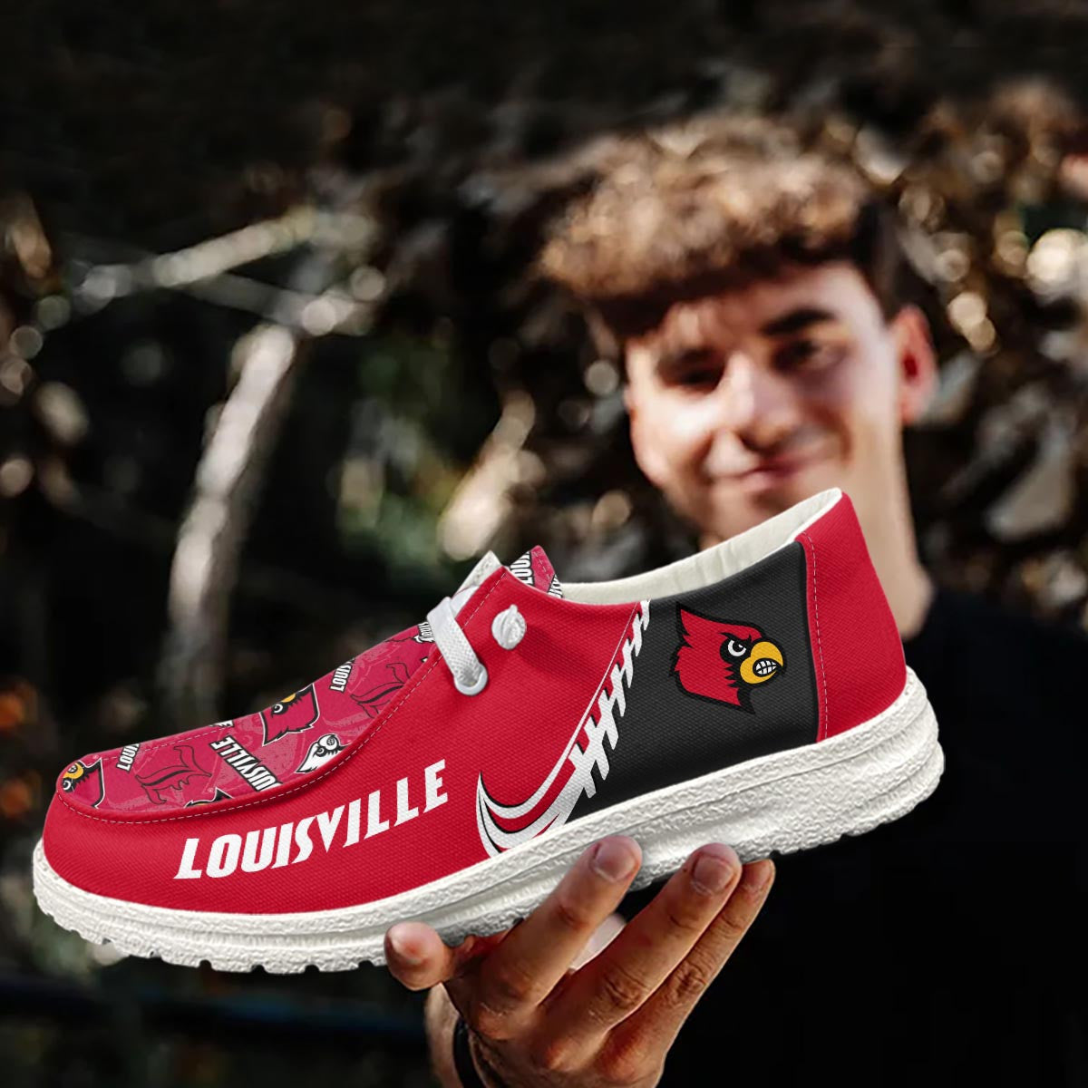 Louisville Cardinals Lace Up Loafers 2026