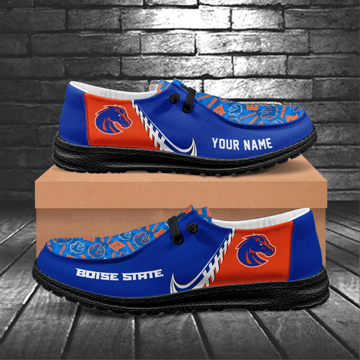 Boise State Broncos Lace Up Loafers 2026