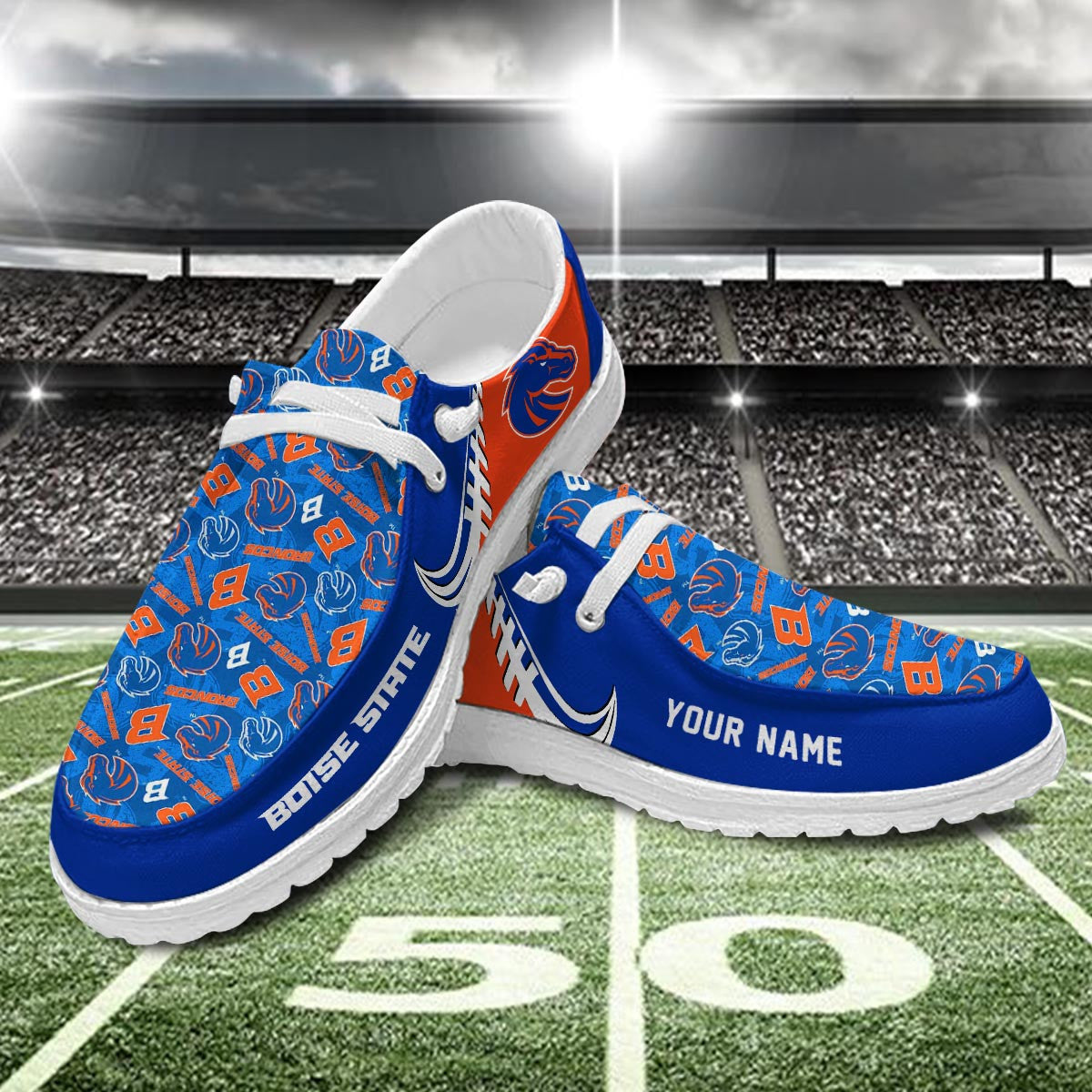 Boise State Broncos Lace Up Loafers 2026
