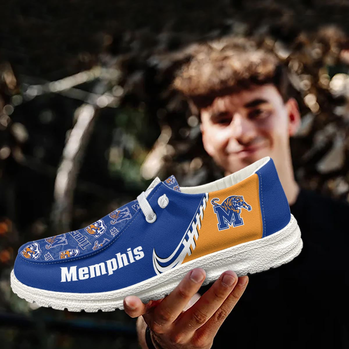 Memphis Tigers Lace Up Loafers 2026
