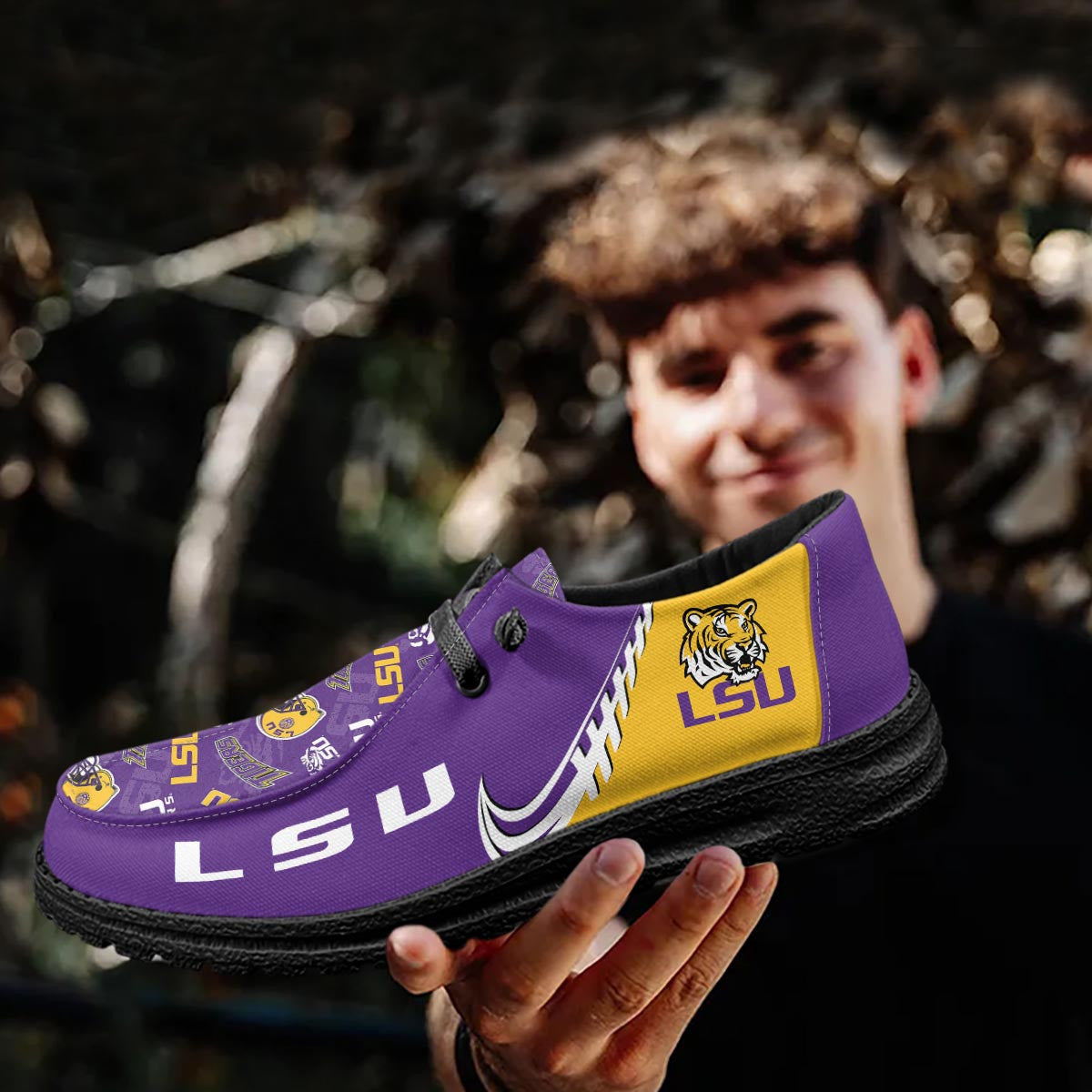 LSU Tigers Lace Up Loafers 2026