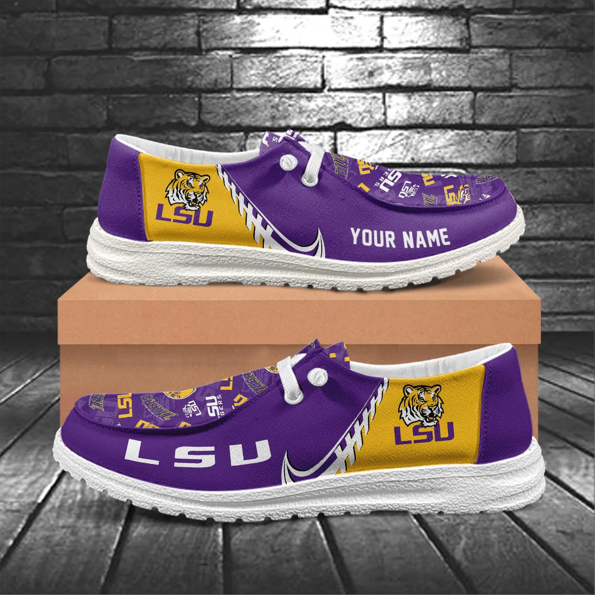 LSU Tigers Lace Up Loafers 2026