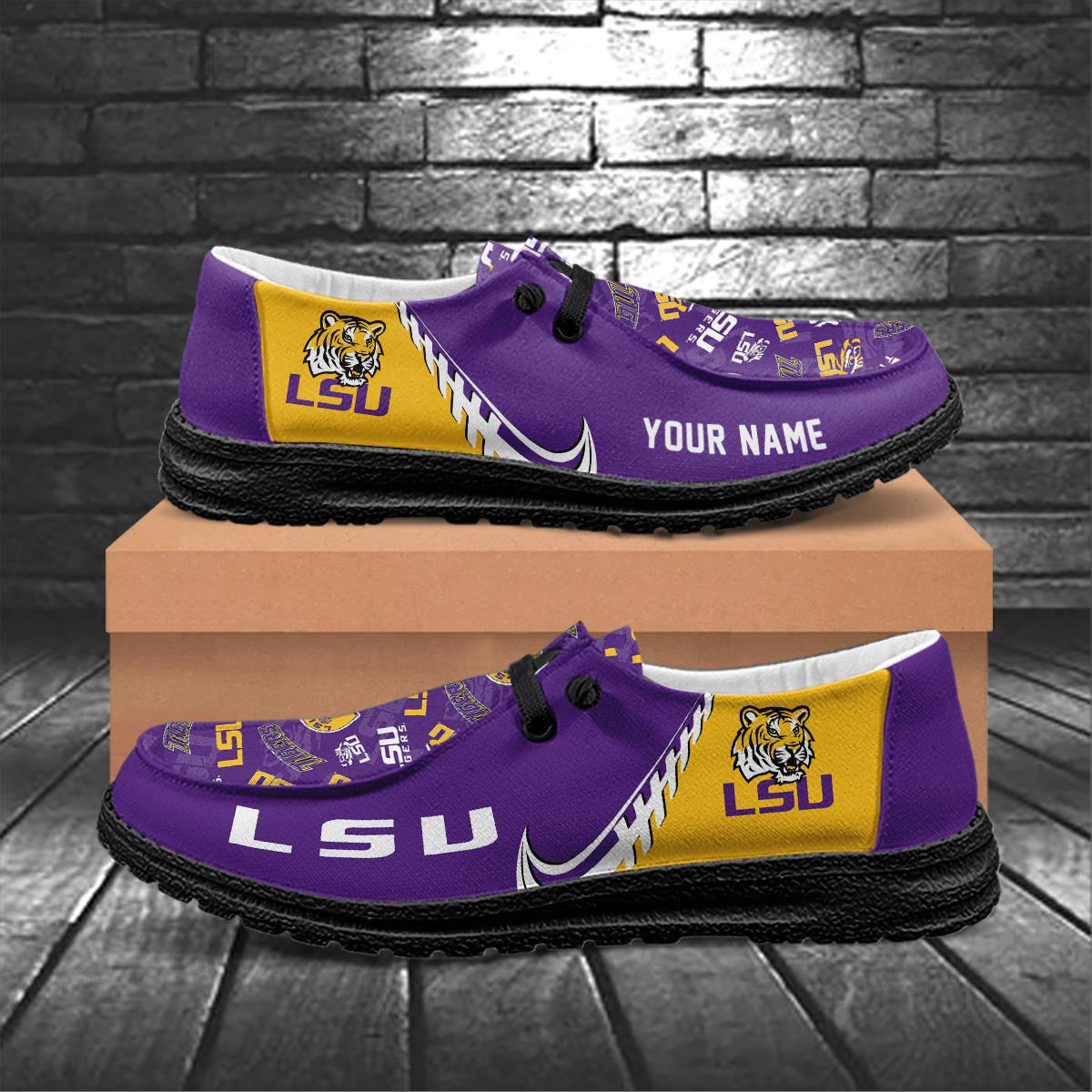 LSU Tigers Lace Up Loafers 2026