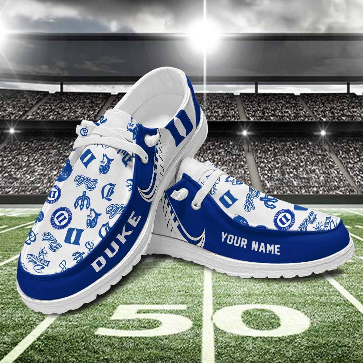 Duke Blue Devils Lace Up Loafers 2026