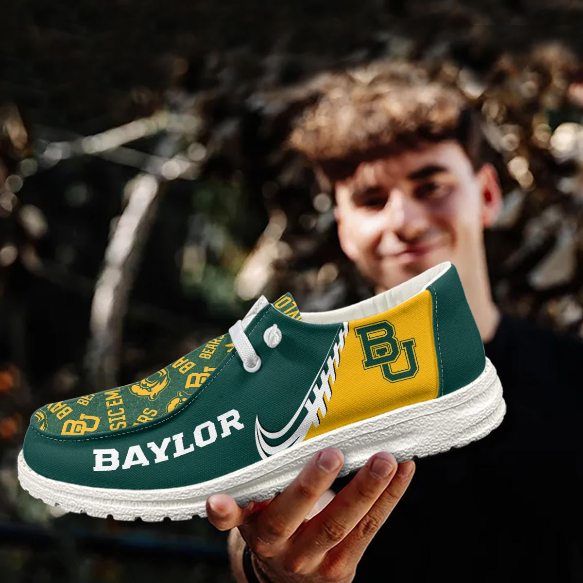 Baylor Bears Lace Up Loafers 2026