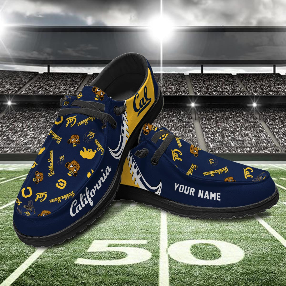 California Golden Bears Lace Up Loafers 2026