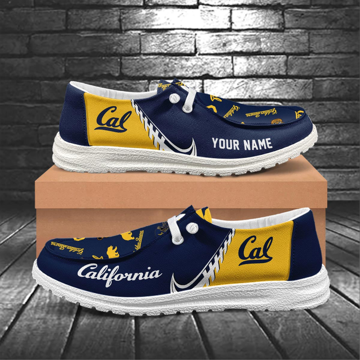 California Golden Bears Lace Up Loafers 2026