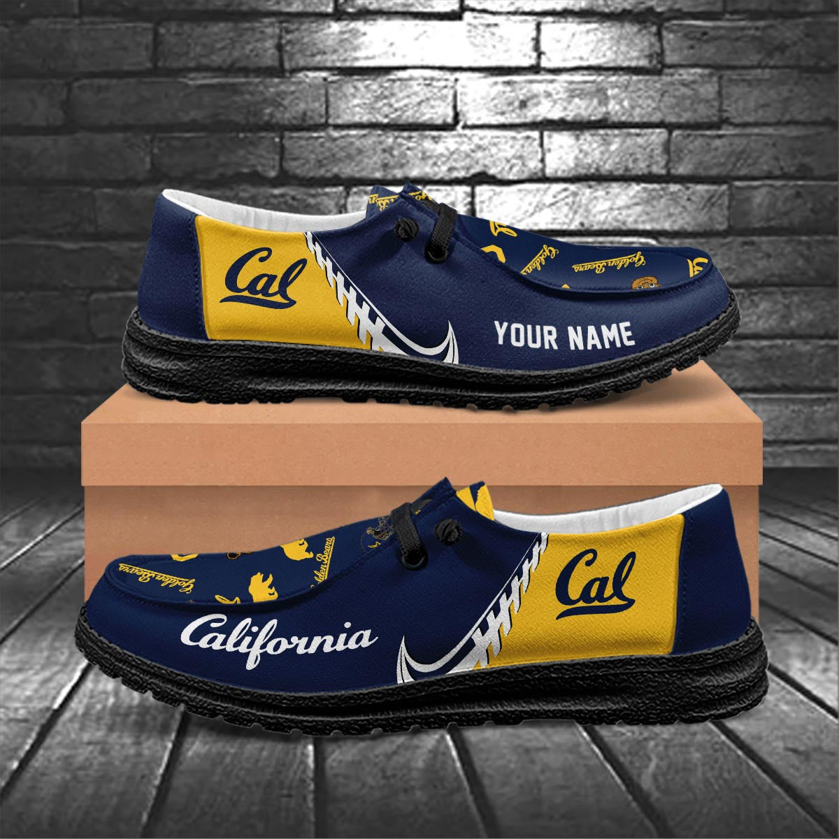 California Golden Bears Lace Up Loafers 2026