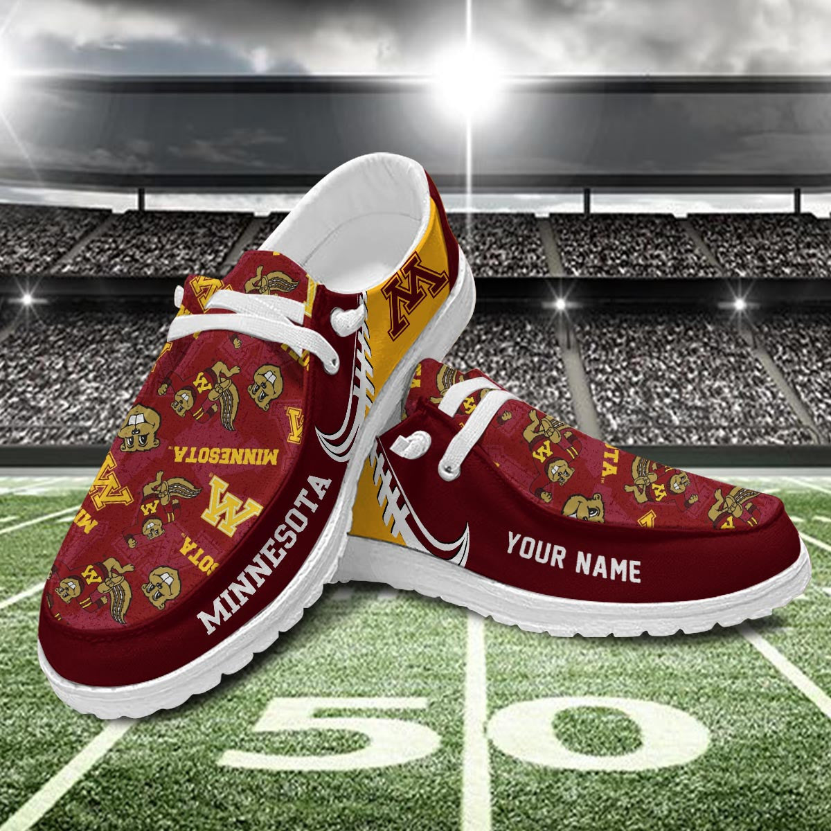 Minnesota Golden Gophers Lace Up Loafers 2026
