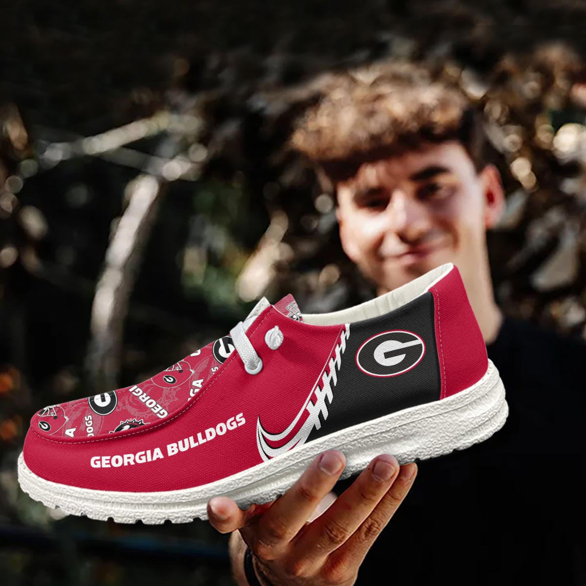 Georgia Bulldogs Lace Up Loafers 2026