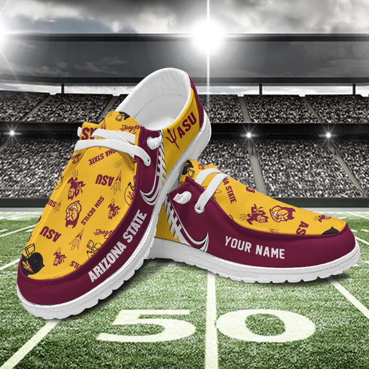 Arizona State Sun Devils Lace Up Loafers 2026