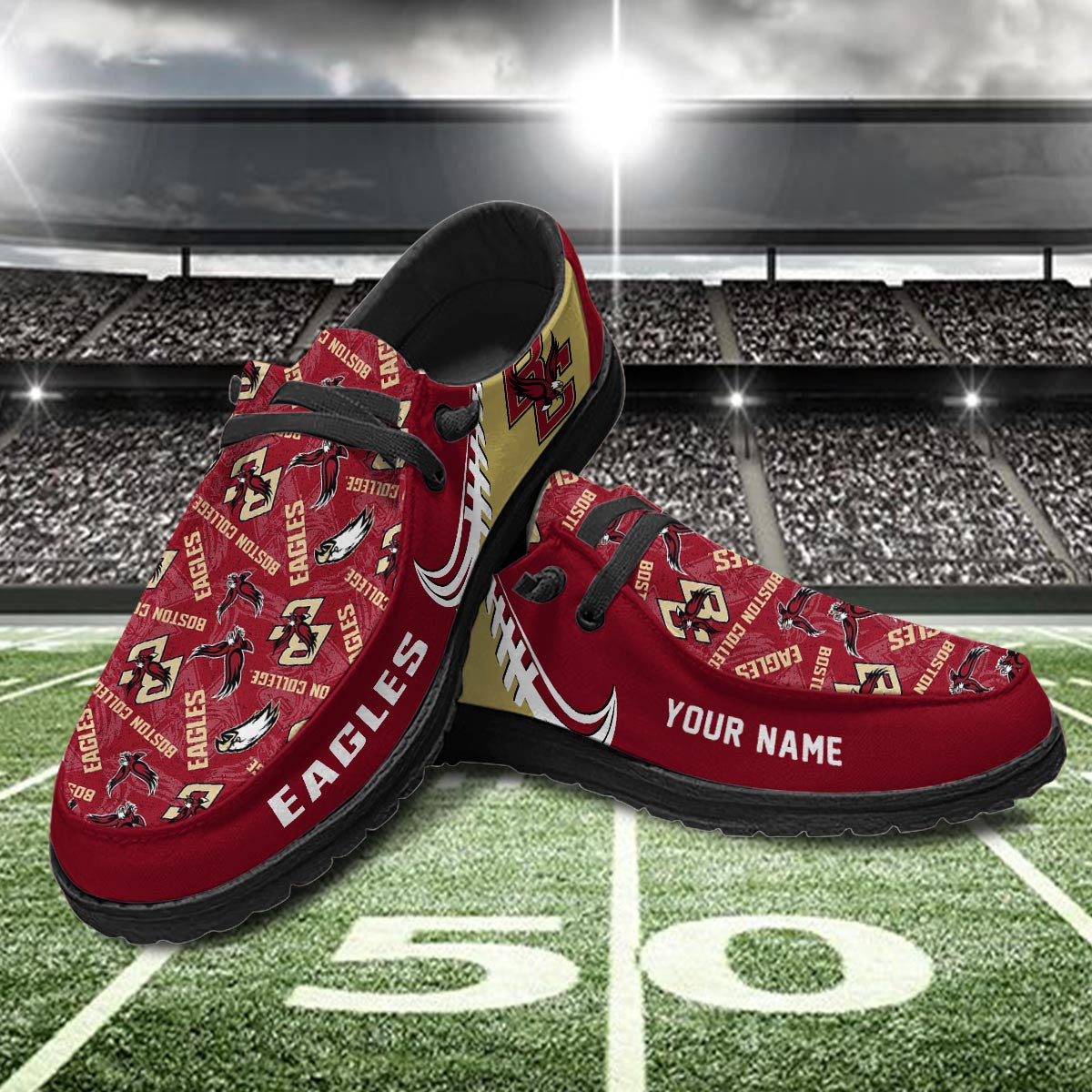 Boston College Eagles Lace Up Loafers 2026