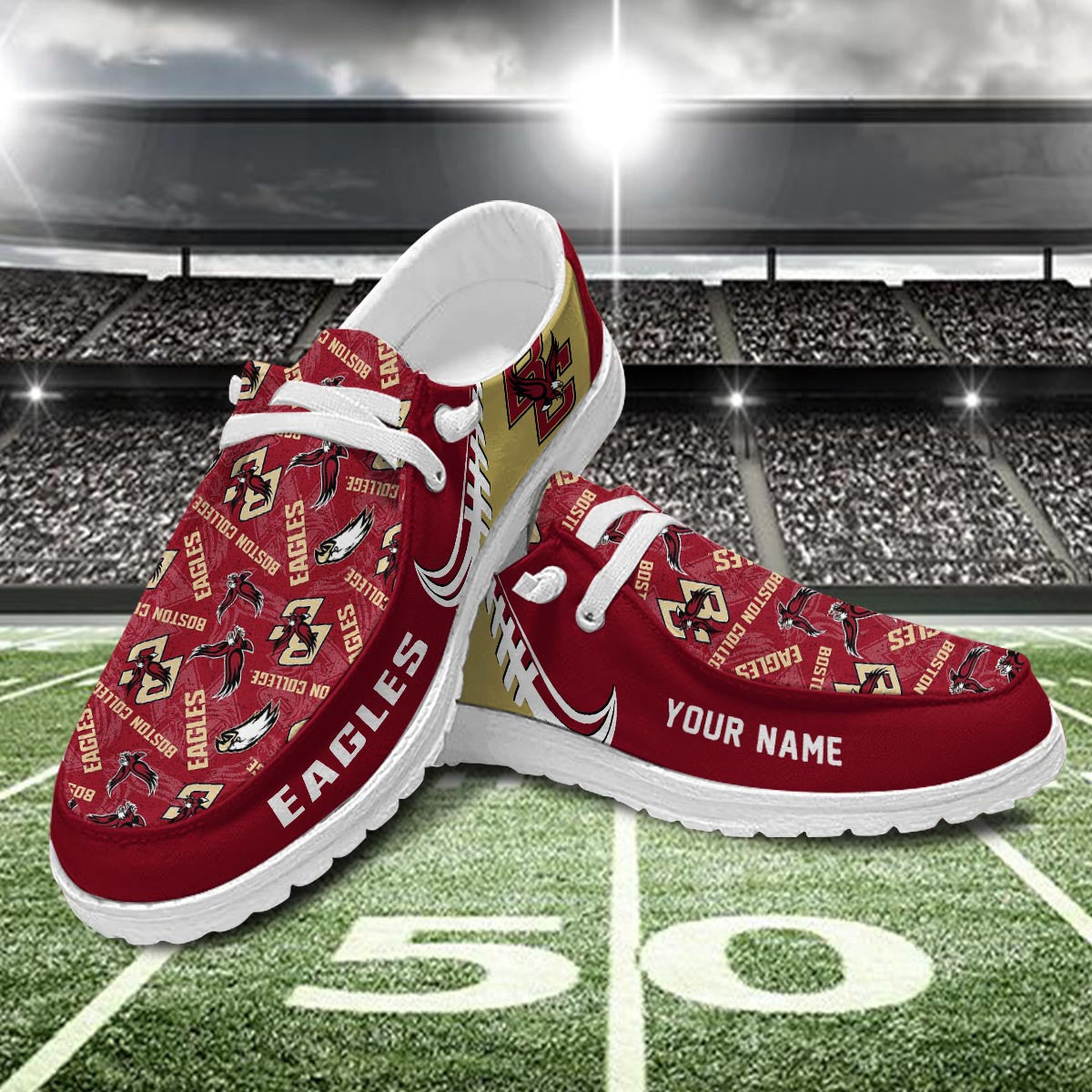 Boston College Eagles Lace Up Loafers 2026