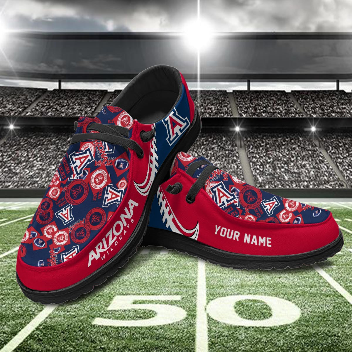 Arizona Wildcats Lace Up Loafers 2026