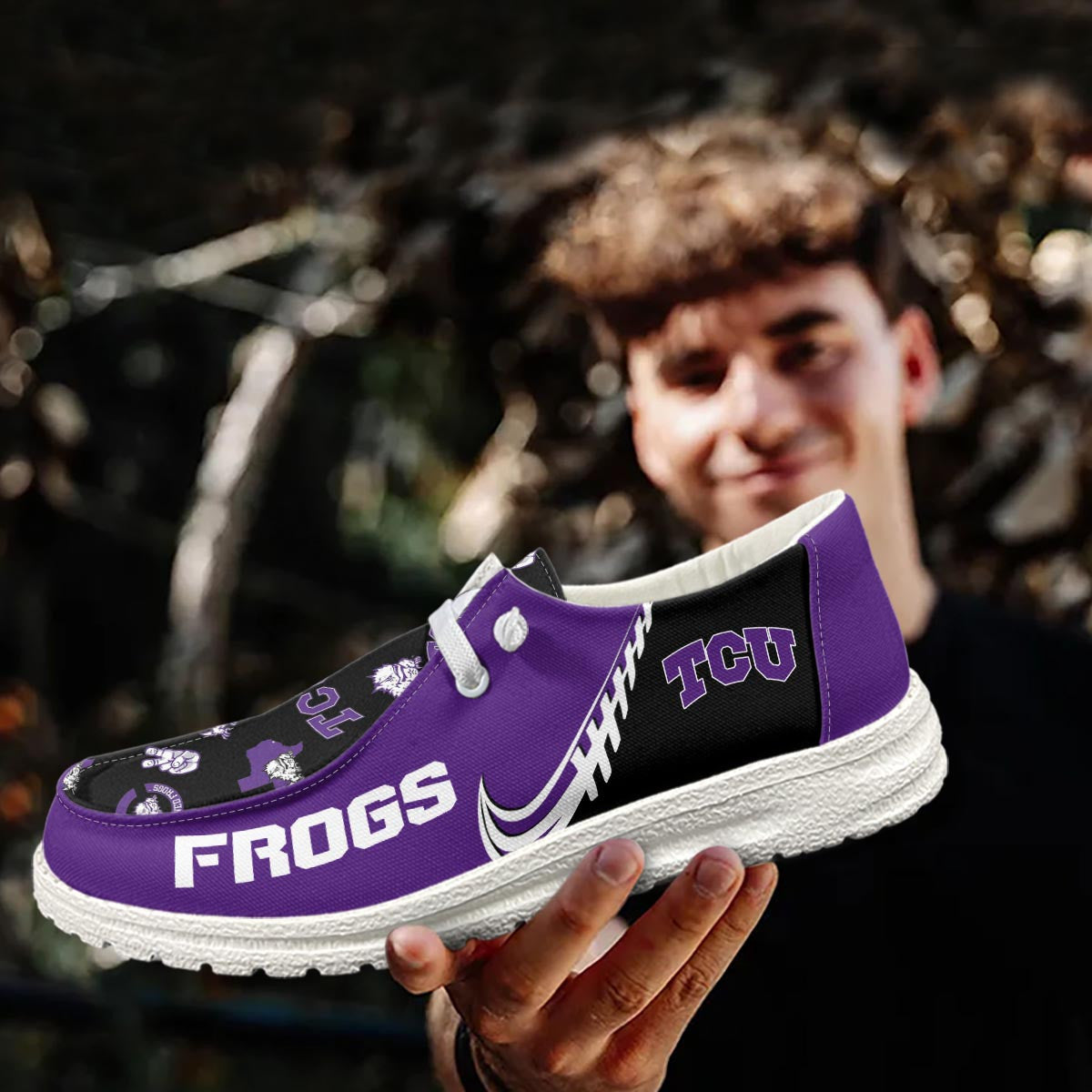 TCU Horned Frogs Lace Up Loafers 2026