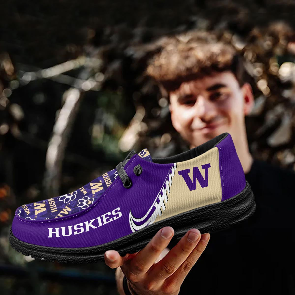 Washington Huskies Lace Up Loafers 2026