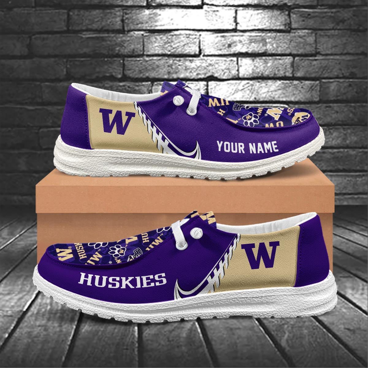 Washington Huskies Lace Up Loafers 2026