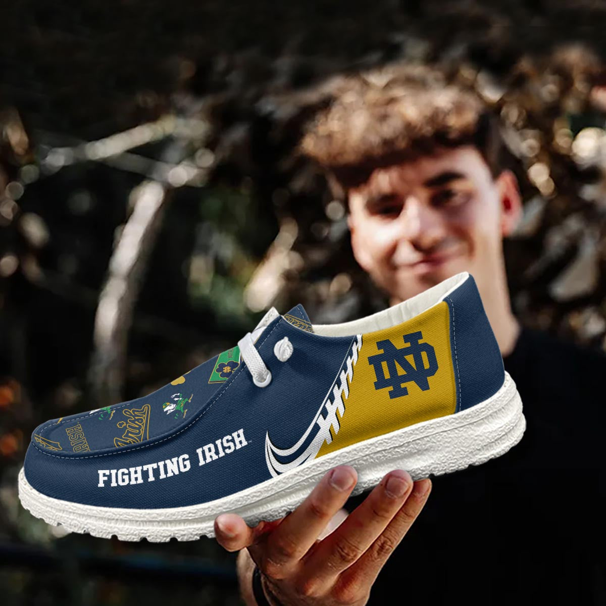 Notre Dame Fighting Irish Lace Up Loafers 2026