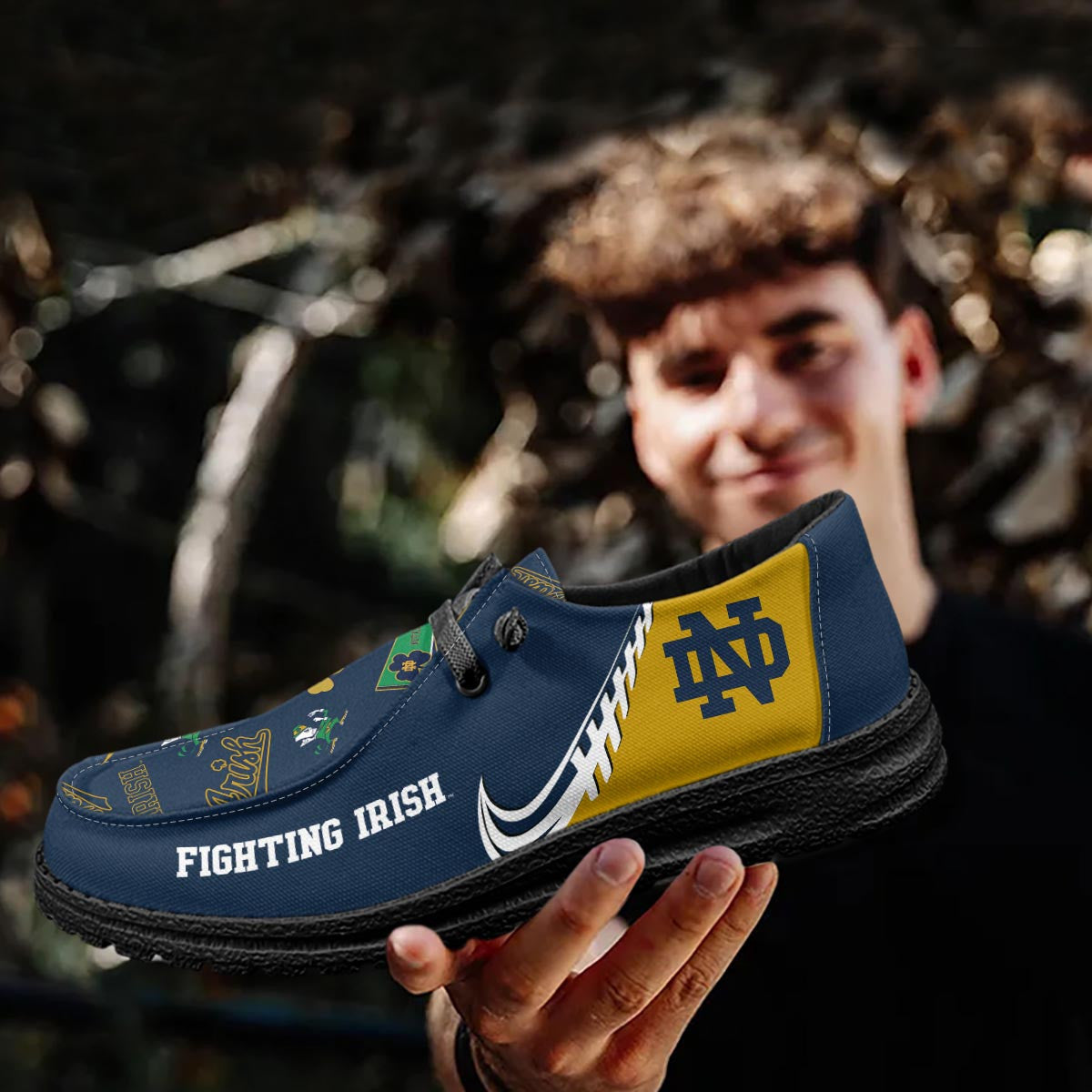 Notre Dame Fighting Irish Lace Up Loafers 2026