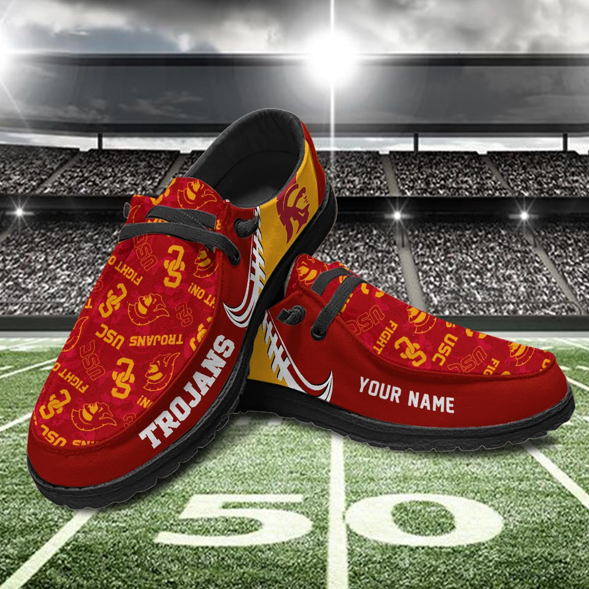 USC Trojans Lace Up Loafers 2026