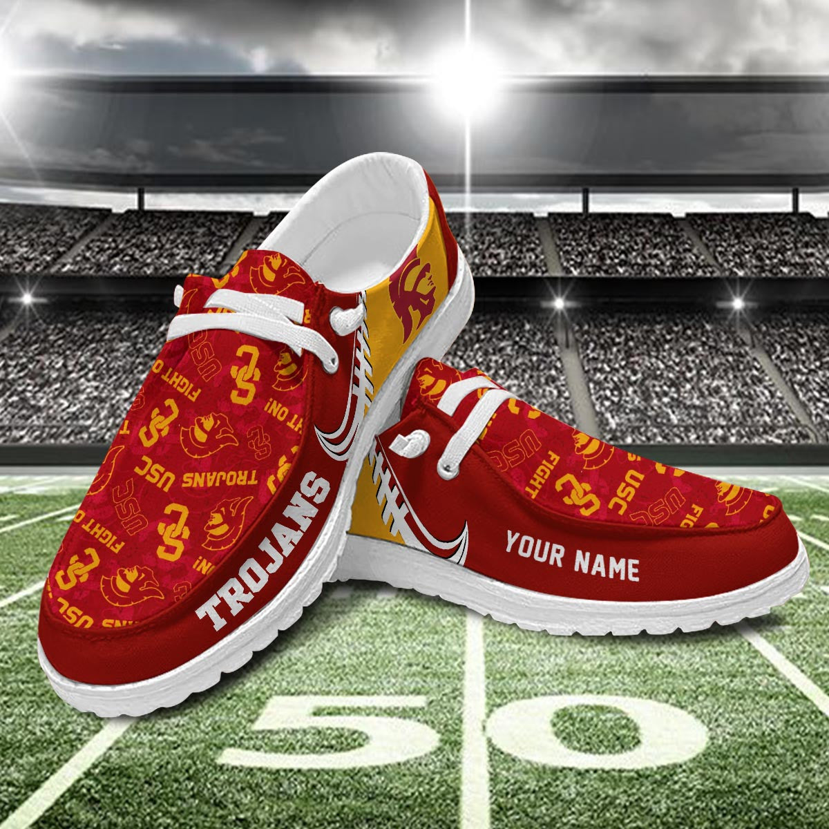 USC Trojans Lace Up Loafers 2026
