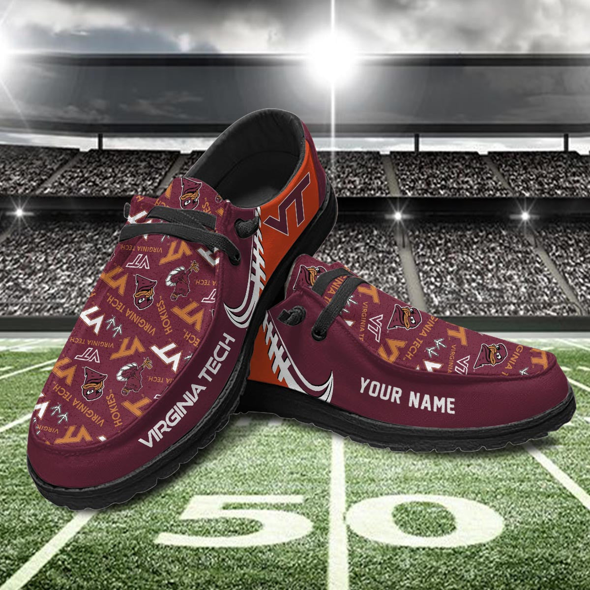 Virginia Tech Hokies Lace Up Loafers 2026