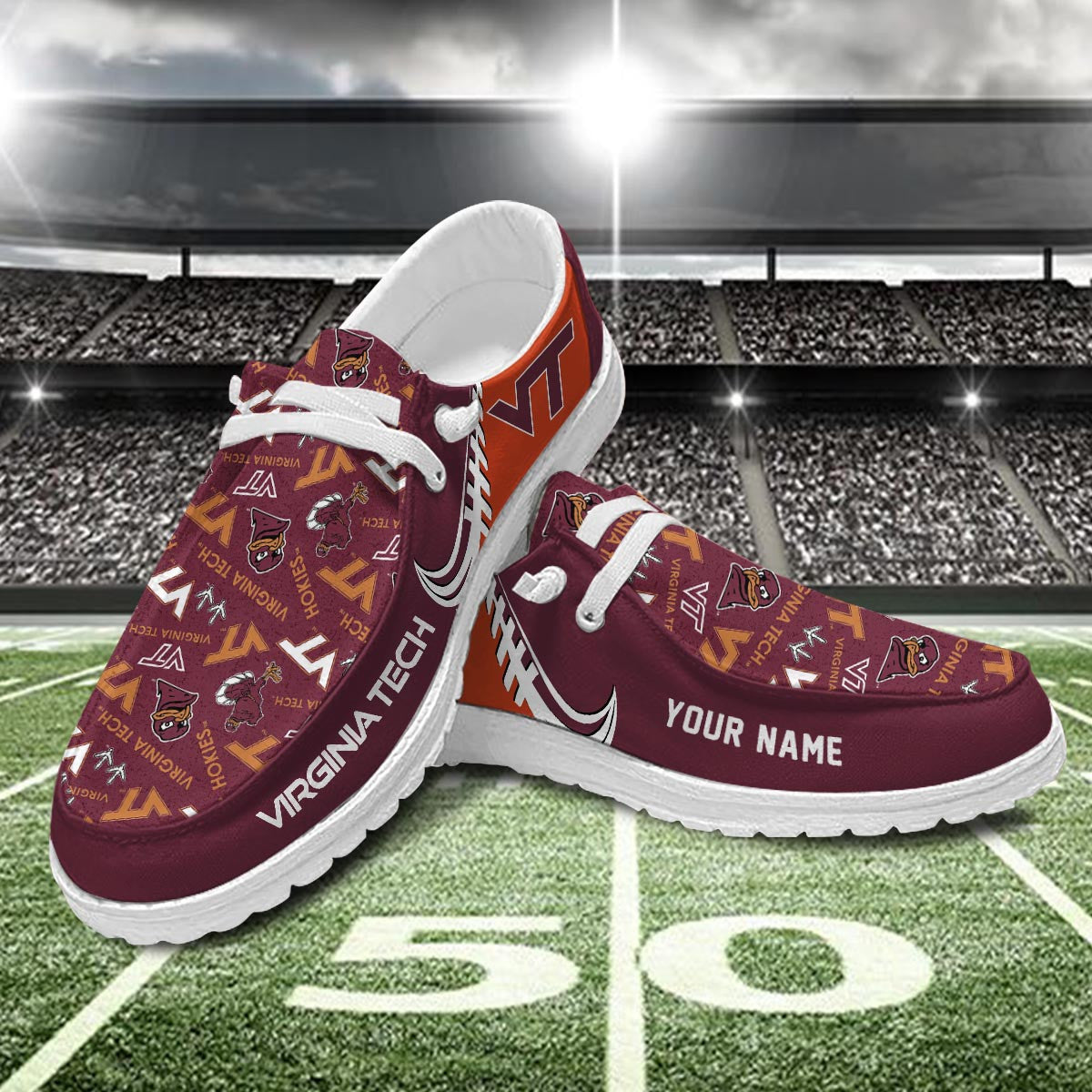 Virginia Tech Hokies Lace Up Loafers 2026