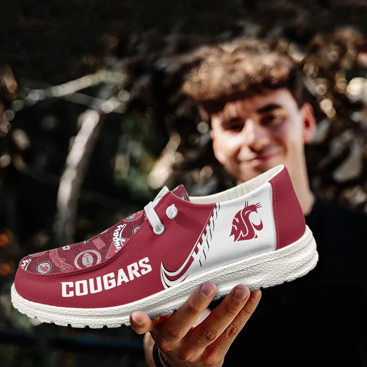 Washington State Cougars Lace Up Loafers 2026