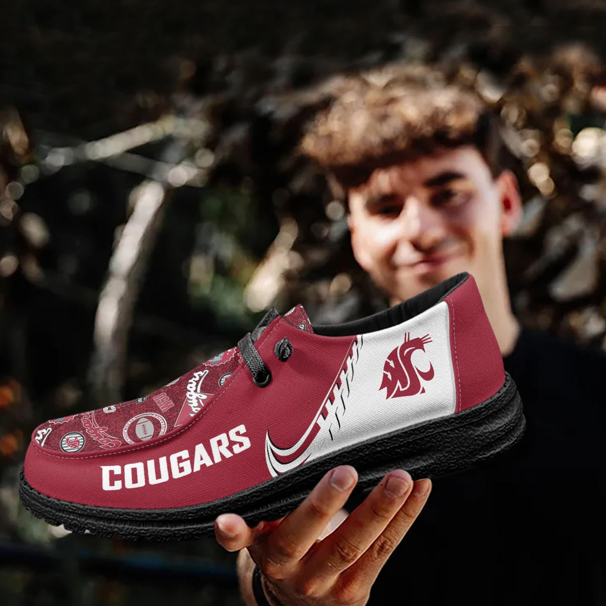 Washington State Cougars Lace Up Loafers 2026