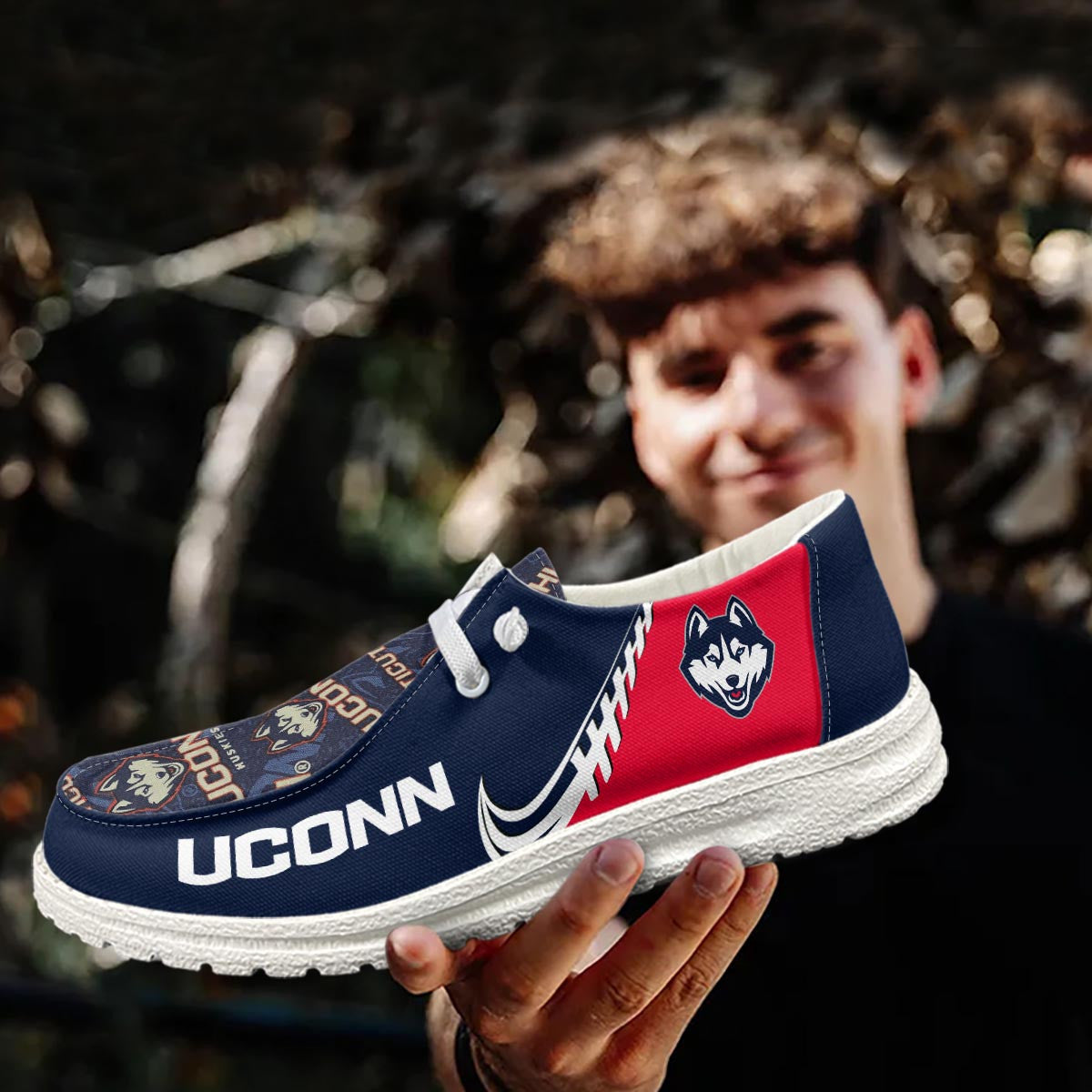 Uconn Huskies Lace Up Loafers 2026