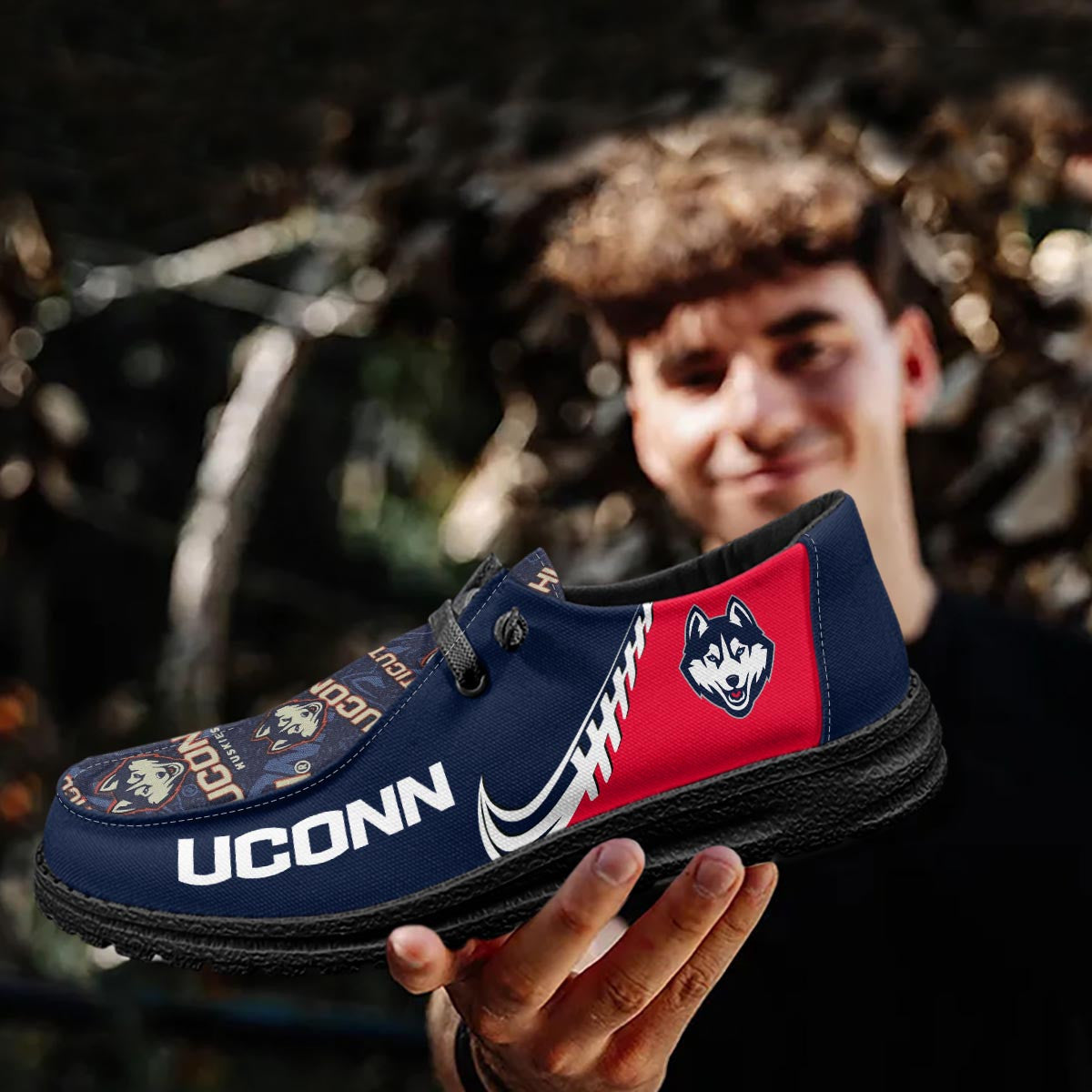 Uconn Huskies Lace Up Loafers 2026