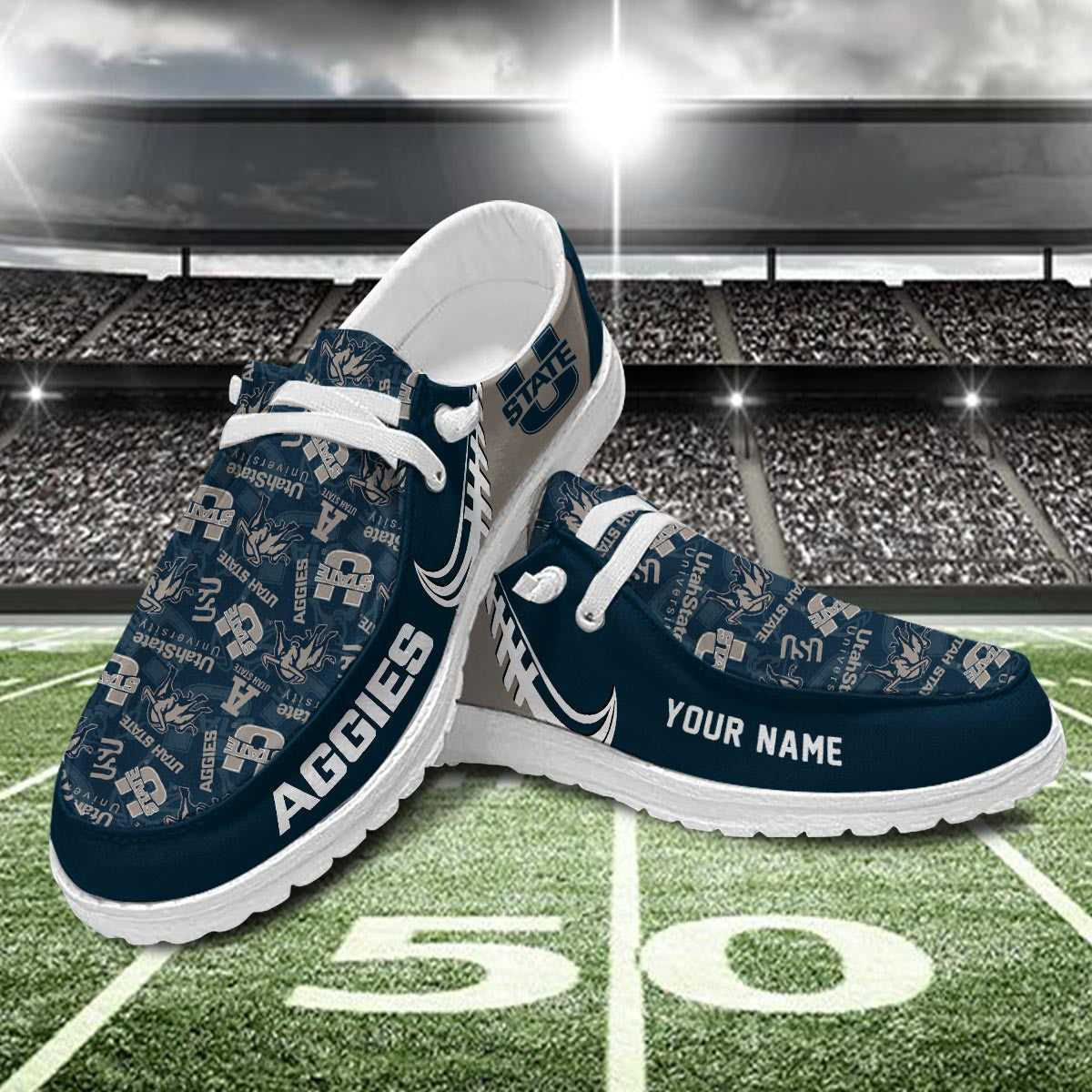 Utah State Aggies Lace Up Loafers 2026