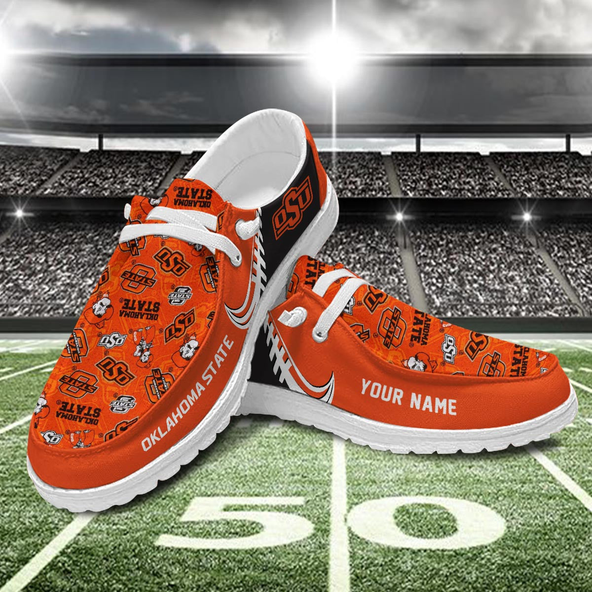 Oklahoma State Cowboys Lace Up Loafers 2026