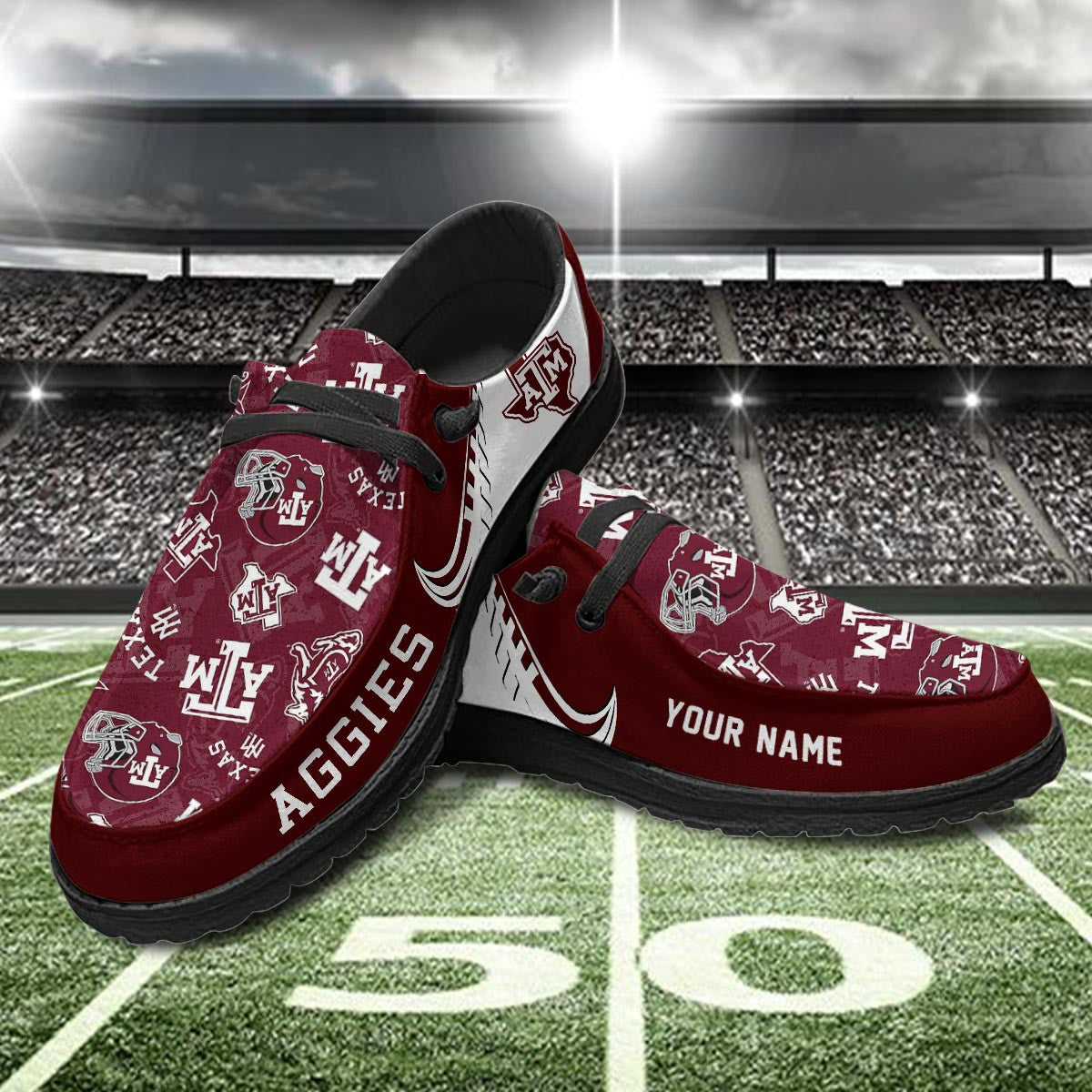 Texas A&M Aggies Lace Up Loafers 2026