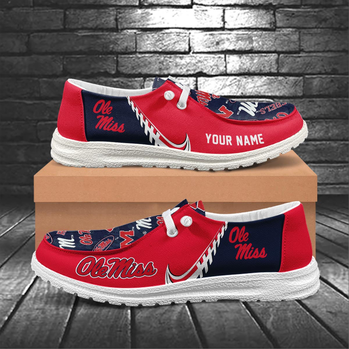 Ole Miss Rebels Lace Up Loafers 2026