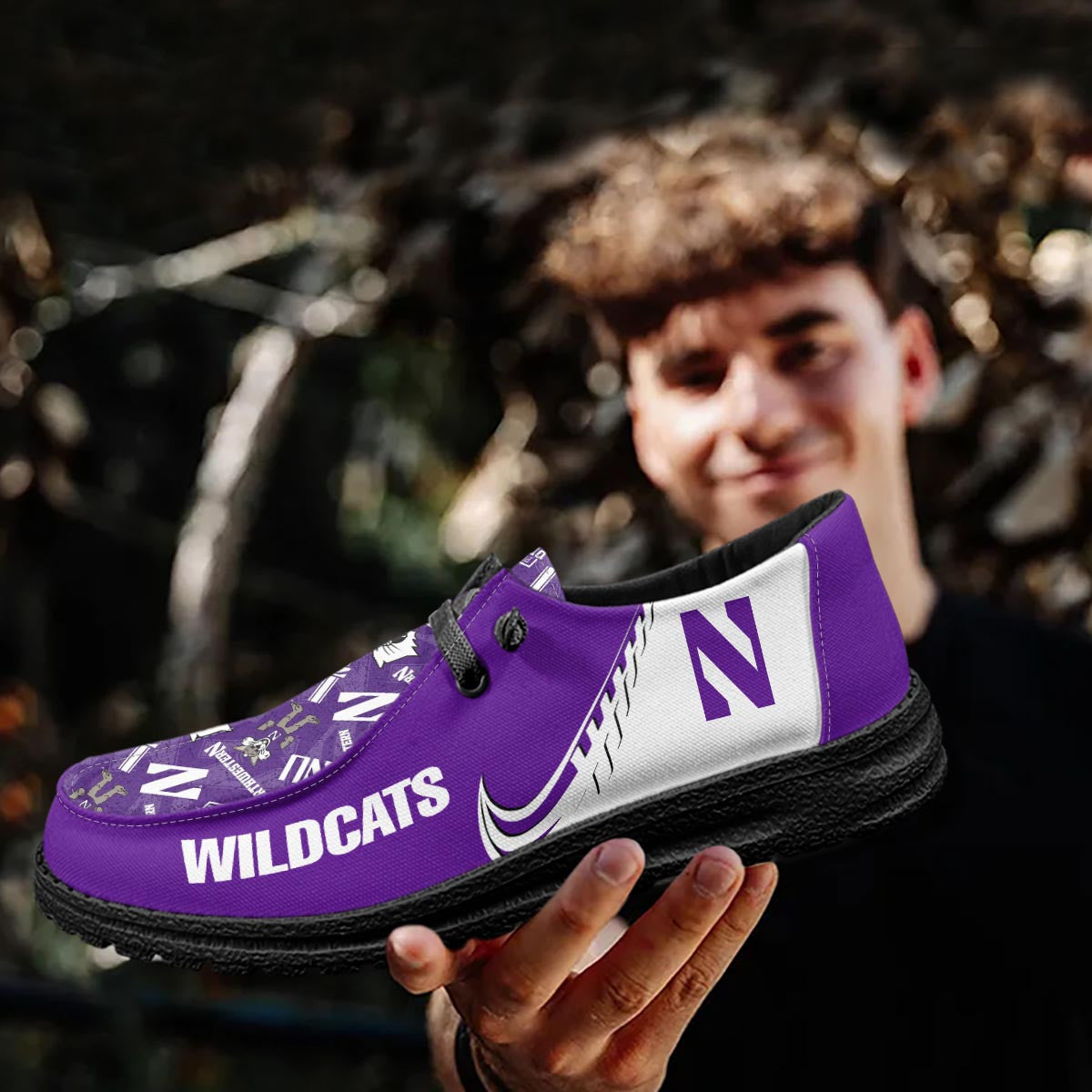 Northwestern Wildcats Lace Up Loafers 2026