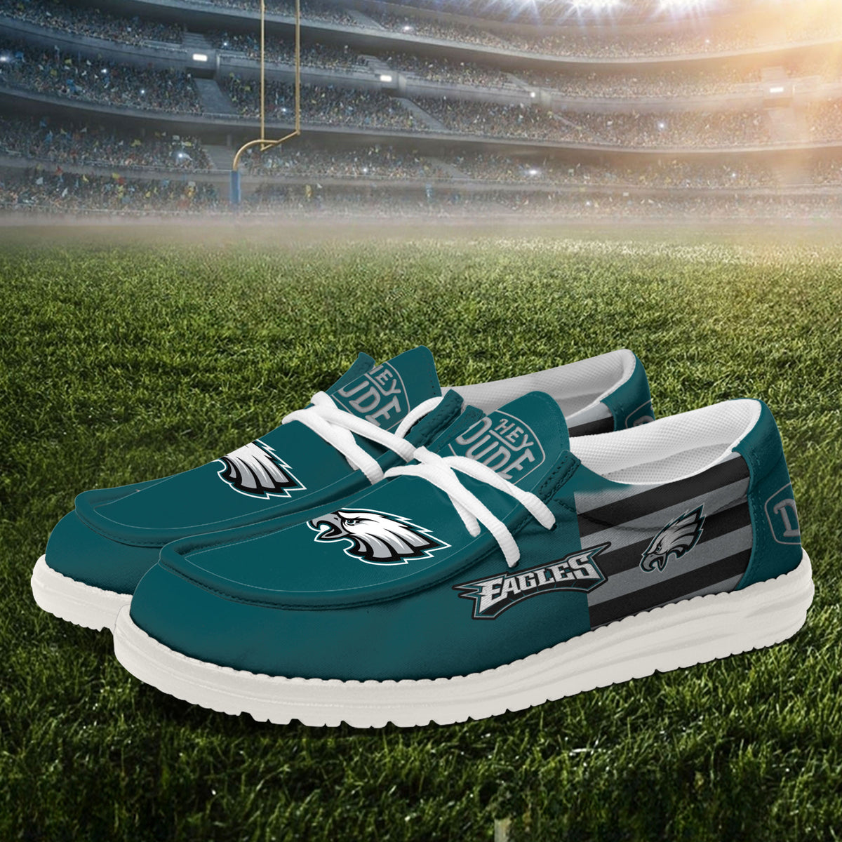Philadelphia Eagles Lace Up Loafers 2026