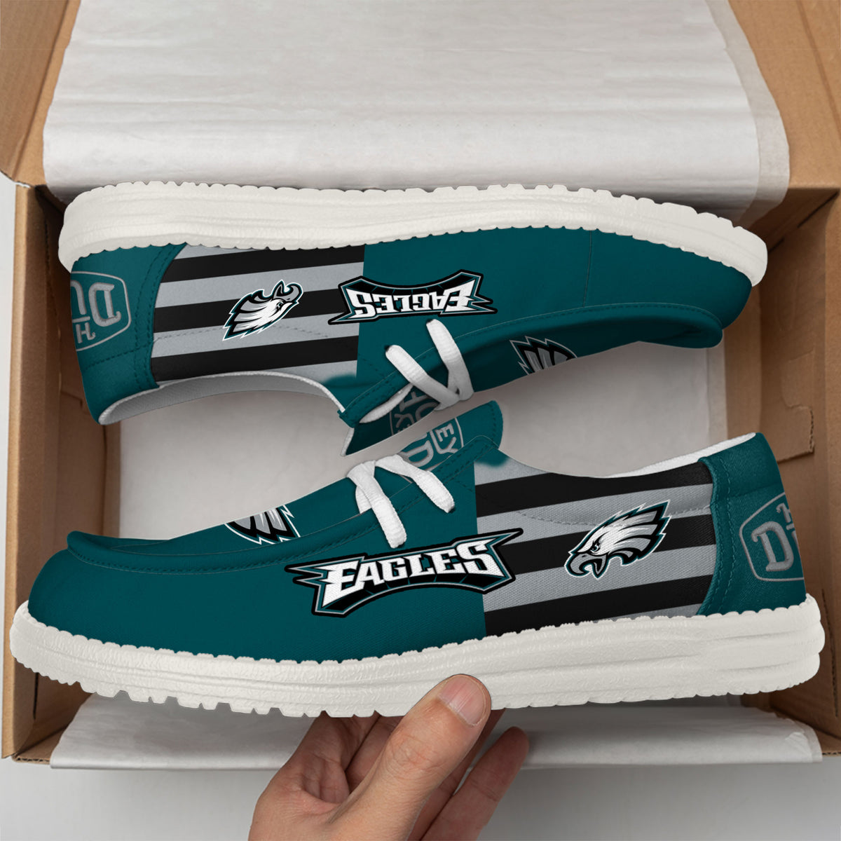 Philadelphia Eagles Lace Up Loafers 2026