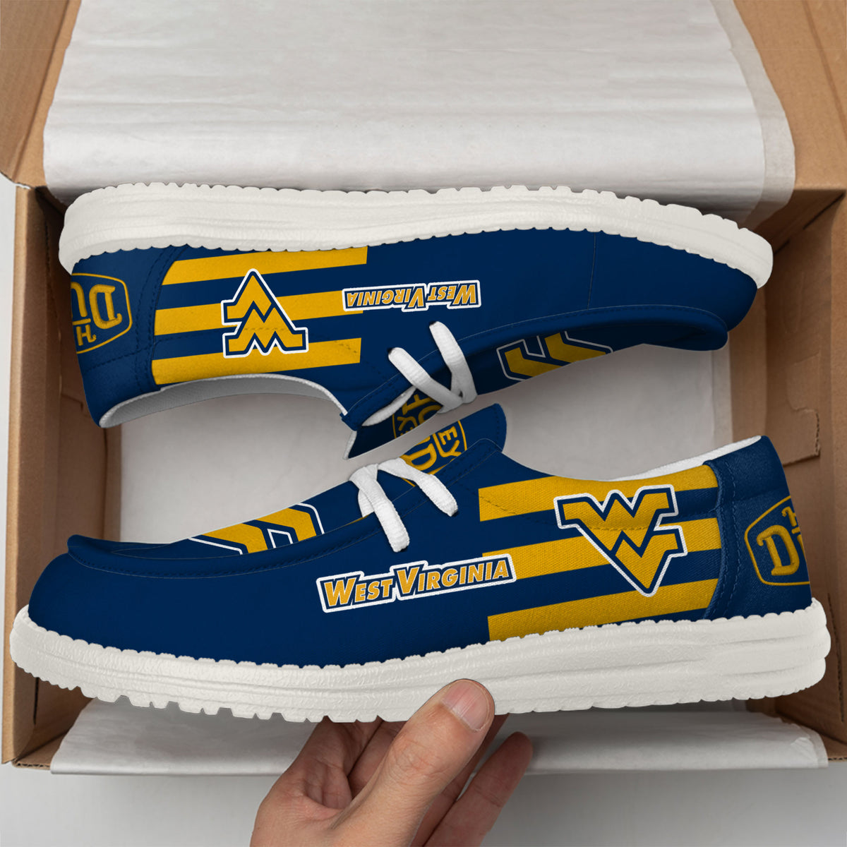 West Virginia Mountaineers Lace Up Loafers 2026
