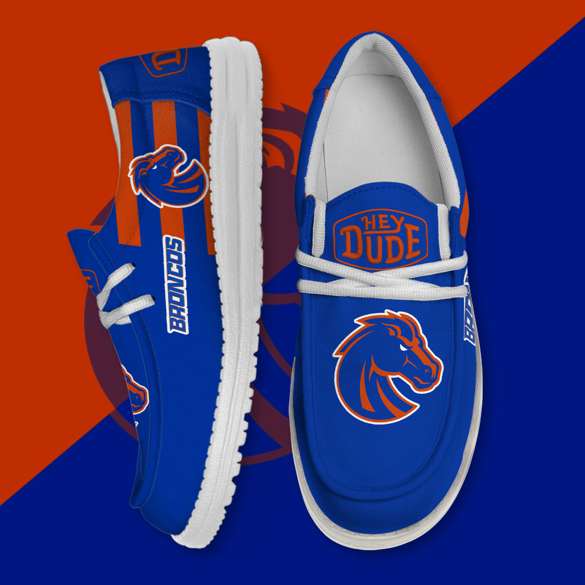 Boise State Broncos Lace Up Loafers 2026